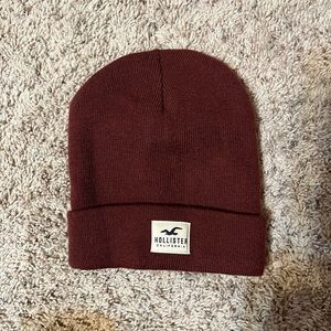 Maroon Hollister Beanie